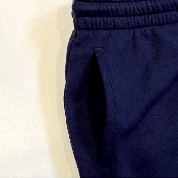 GAP Vintage Soft Knit Joggers Navy Cream Drawstring - Picture 9 of 16